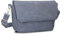 Zwei Damen Handtasche Mademoiselle.M M60 Umhängetasche 3 Liter breite Crossbody-Bag Magnetklappe Reißverschluss inklusive Schlüsselband klassisch-elegante Abendtasche (nubuk-sky)