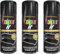 DIOXSTAR Matt Black Aerosol Spray Paint, DIY Enthusiasts, Quick-Drying Formula, Perfect For Use On Wood, Metal, Plastic, Indoor And Outdoor Use, 250ml, (3 Pcs)