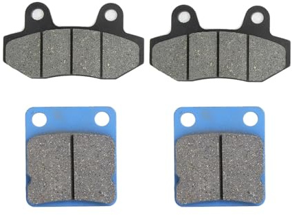 Pastiglie Freni Anteriori e Posteriori per Motocross Pit Bike 50/90/110/125/140/150/160cc Set Completo con 1 Coppia di Pastiglie Posteriori Freni a Disco Materiale Sinterizzato