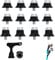 Colaren 12PCS Metal Studs Football Boots with Wrench, Metal Tipped Plastic Replacement Studs for Adidas Football and Rugby Boots