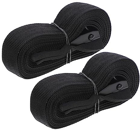 QUMIIRITY 2 Stück Polyester Zurrgurte Mit Haken 200 Lb Traglast Autogepäck Bindegurt Für Dachträger Kajak Surfbrett Ladungssicherung