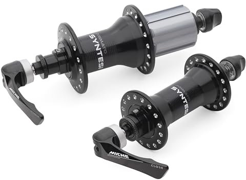 Miche Unisex – Erwachsene Radnabe-2161873000 Naben-Set, schwarz, One Size