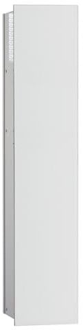 emco ASIS 2.0 Unterputz-Schrankmodul für die Klobürstengarnitur, Badezimmerschrank mit Toilettenpapierhalter und extra Fach, Hochschrank mit Push to Open-Funktion, optiwhite