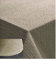 Gartendecke mit Saum Tischdecke 130x220 cm abwaschbar Gartentischdecke Balkon Terrasse wetterfest (Beige)