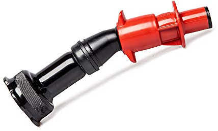 hünersdorff Metall-Sicherheits-Einfüllsystem für Metallkanister Classic und EXPLO-Safe 5-10 L, für Kraftstoff schwarz/rot zum Betanken von Motor-Kettensägen geeignet