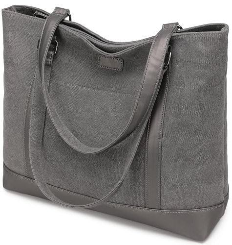Barsine Damen Laptop-Tragetasche Arbeit, grau