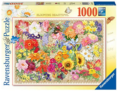 Ravensburger Puzzle 2D 1000 elementów: Kwitnące kwiaty, Stary Design