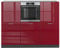 Vicco Küchenblock R-Line, Bordeaux Hochglanz/Anthrazit, 180 cm ohne Arbeitsplatte
