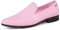 UUBARIS Mocassins habillés pour homme, rose, 48 EU
