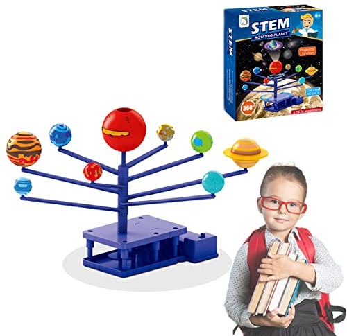 Sobebear STEM Combo Set – Rotating Planet, Weather Station & Insect Observation Box for Kids’ Educational Exploration, Adventure Exploration Game Kit (Solar System)