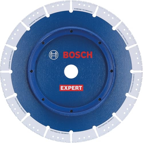 Bosch 1x EXPERT Diamond Pipe Cut Wheel Cut Disc f. Large Grinders 22.23mm | for Cast iron, Steel, Ø 230 mm, Professional Accessory Large Angle Grinder