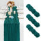 Showgeous 3 Stück Käsetuch Tischläufer Blaugrün, 90 x 300 cm Tischläufer Boho Style Rustikaler Seihtuch Gaze Stoff Tischdekoration für Vintage Hochzeit Geburtstage Babyparty Urlaub Party