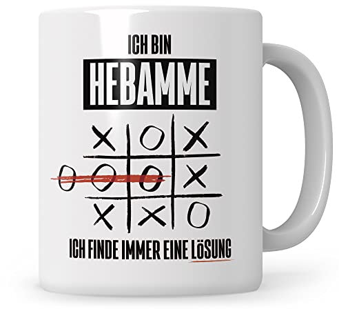 Hebamme Geschenk, Ich bin Hebamme Spruch, Lustige Hebammen Tasse, Schwangerschafts Begleitung, Hebamme Geschenkidee