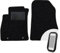 moto-MOLTICO Vorne Fußmatten Auto Velours Autoteppiche Schwarz Automatten Set 2-teilig passend für Nissan Juke 2010-2019