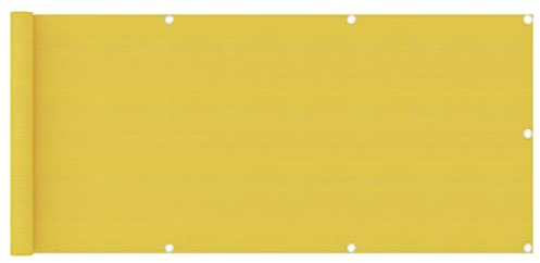 Bussandri Exclusive - Balkon-Sichtschutz Gelb 75x500 cm HDPE