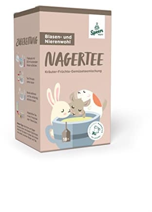 Speers Hoff - Nagertee Blasen & Niere Kräuter-Früchte-Gemüseteemischung - Teeschachtel 18x1,5g - Tee für Tiere - Das Original !