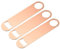 sourcing map Beer Bottle Openers 3pcs, Stainless Steel Flat Bottle Opener 7.08 Long Suitable for Men Women Kitchen Restaurant Party Supplies, Rose Gold