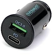 OVERMUST - 36W Auto Ladegerät | PD3.0 USB & QC 3.0 Anschlüsse | Schnelles Laden für iPhone 14, 13, 12 Pro Max, Samsung, Huawei, iPad, MacBook, AirPods | Kompakt & Sicher, Schwarz