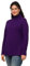 Ulla Popken Damen Basic-shirtrolli T-Shirt, Tiefes Violett, 46-48 EU