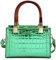 YVLSS Damen Designer Metallic Mini Geldbörsen | Stilvolle Crossbody Taschen für Frauen, modisch und funktional, Grün