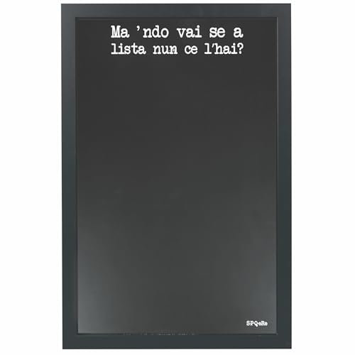Memoboard mit Kreide 40 x 60 cm aus MDF und Eisen, S.P.Q.ere