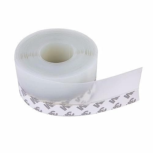 Tira de sellado de silicona, autoadhesiva, multifuncional, insonorizada, resistente al viento, protección contra el polvo, para puertas, ventanas, 45 mm, 5 m