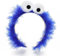 Think Jeck! Haarreif Cookie Monster blau Plüsch und große Augen passend zu deinem Party Krümmel Kostüm