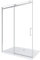 Porta Parete Doccia 180 cm 1 Anta Scorrevole in Cristallo Trasparente 8mm H190 Cristal