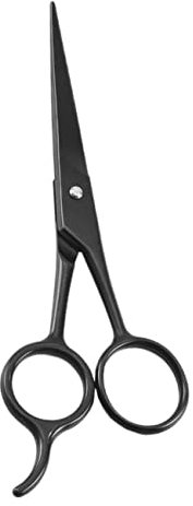 Professionelle Haarschere 5, 5 Zoll aus Edelstahl, Schwarz