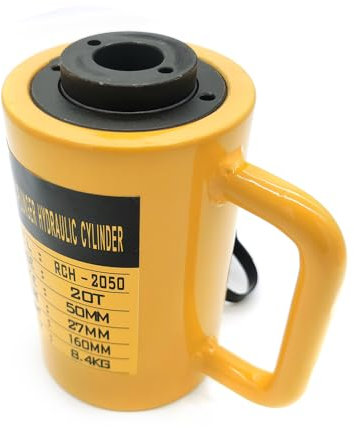 Heavy Duty Jack, DSYOGX 20 Ton Hydraulic Jack Cylinder Oil Pump Hydraulic Cylinder Lifter Hollow Cylinder Ram, for Bending, Straightening and Pulling on Trucks, Tractors and Heavy Equipment