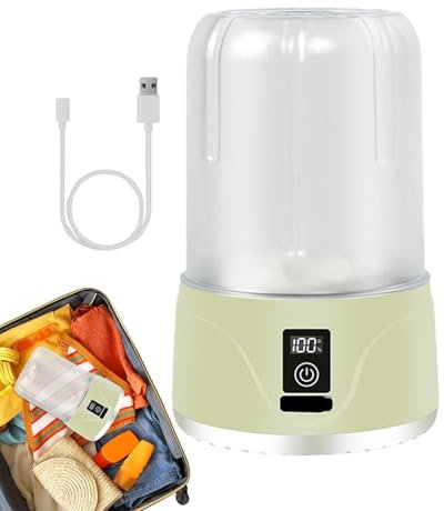 yakermur Underwear Washing Machine, Small Portable Washing Machine, Small Portable Washing Machine, Adjustable Cleaning Modes, Rechargeable for Home, Apartment, Dormitory, Hotel