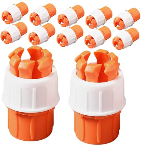 Holibanna 50pcs Quick Connect Hose Adapter Garden Hose Fittings for Pressure Washer Garden Use Versatile Compression Fittings for Outdoor Taps