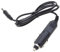 Cable de coche de 12 V para 5,5 mm de CC x 2,1 mm de extensión para encendedor de cigarrillos de coche, cable de alimentación