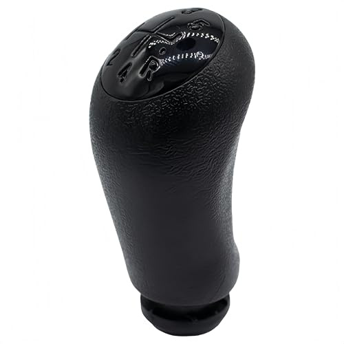 OFIXEM Pomo De Palanca De Cambios 5 Velocidades Per Renault Clio 3 Negro | Para Renault Twingo 3 Laguna 2 Modus y Dacia Dokker Duster Logan II manual 5MT; instalación directa, OEM 8200059575.