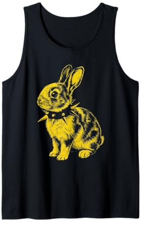 Rocker Rabbit Punk Metal Rock and Roll Musik Hase Tank Top
