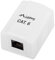 Roseta DE Superficie LANBERG Cat.6 UTP 1X Toma RJ45 Blanco