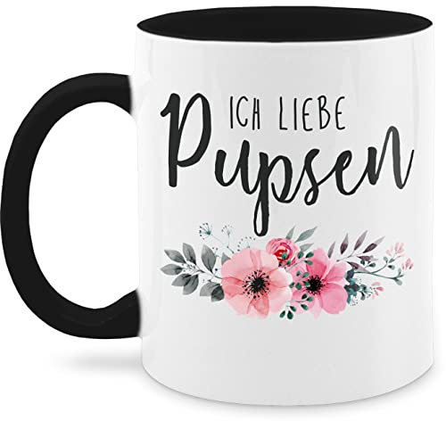Tasse Tassen 325ml - Statement - Ich liebe pupsen - Furz Fürze Sprüche Lustiges Pups Geschenk - 325 ml - Schwarz - stinkt statement-tasse statements pupse kaffeetasse kaffetassen frohes neues jahr