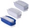 Nagelbürste 3er Set, Made in Germany, Handbürste, Handwaschbürste, Nagelbürsten doppelseitig, Die ideale Waschbürste für Fingernägel, Hände und Füsse, Handbürsten (Blau/Weiß/Hellgrau)