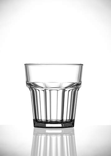 Virtually Unbreakable Polycarbonate Tumbler Elite Remedy 11oz Rocks Pack of 9