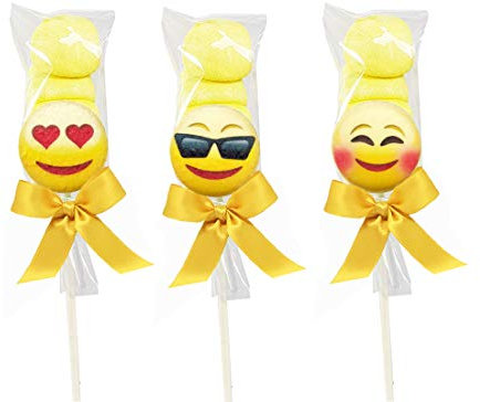 Bulgari - Set spiedini di marshmallow fai da te (Emoticon)