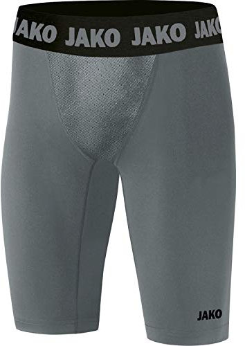 JAKO Herren Short Tights Compression 2.0, Steingrau, XL