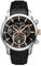 ASSARTO® - Herren Uhr (Schwarz/Silber) 316L Edelstahl Gehäuse & Leder-Armband - Schweizer Quarzwerk - Männer Chronograph Herrenuhr & Armbanduhr (Timekeeper Collection) analog, wasserdicht