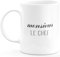 quotedazur - Mug Monsieur Le Chef - Blanc/Céramique