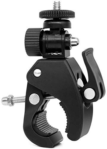 2 Stücke Kamera Fahrrad Clamp Halterung Superklemme Kamera Kamerahalterung Fahrrad Klemme Gewinde Handyhalterung Fahrrad FüR Kamera, MikrofonstäNder, Motorrad, Fahrrad Lenker Monitor,Blitzlicht