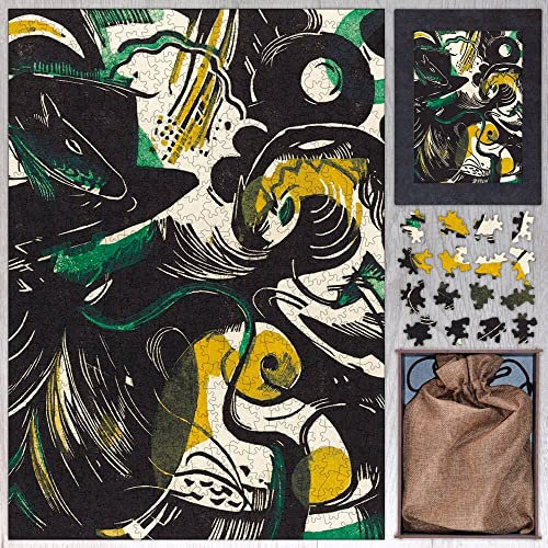 Genesis II Holzpuzzle von Franz Marc. Holzpuzzle für Erwachsene - 750 Teile