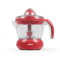 LIVOO, Spremiagrumi elettrico rosso DOD131RC, Potenza 25 W, 60-65 giri al min., Spegnimento automatico, con ciotola di recupero del giogo da 700 ml, 2 coni intercambiabili