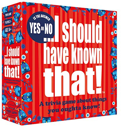 Hygge Games I Should Have Known That Trivia Game Yes or No Edition by, Rot, Boxgröße 14,5 x 14,5 x 4,6 cm (21224)