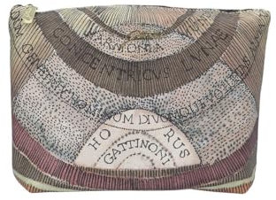 Kosmetiktasche Damen Gattinoni Planetarium Wild Watercolor Dark Taupe Kosmetiktasche Reise Große Kosmetiktasche, Wild, kosmetiktasche