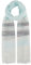 TOM TAILOR Damen 1036754 Schal mit Streifen, 26007-Teal Radiance, OneSize