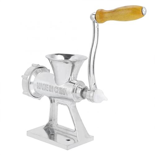 Samnuerly Meat grinder manual mincer in aluminum alloy Kitchen utensil for cooking utensils for grinding spices for home